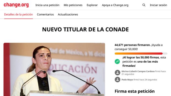 Buscan Firmas Para Cambiar A Titular De Conade El Tecolote Diario