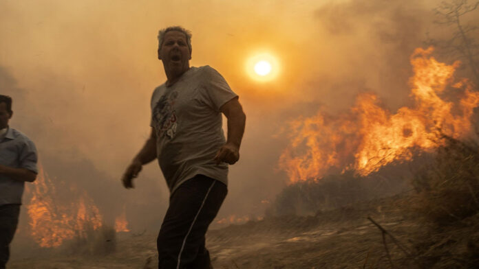 Combaten incendios forestales en costas del mediterranepo El Tecolote Diario