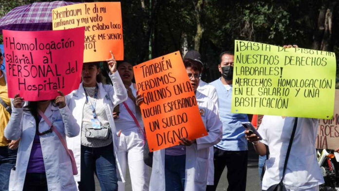 Personal de Salud Bloquea Calles de la CDMX El Tecolote Diario