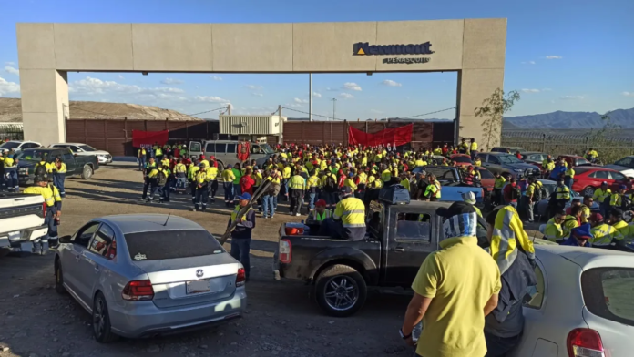 Huelga en mina Peñasquito, causa perdidas millonarias a minera estadounidense, aquí en Tecolote Diario