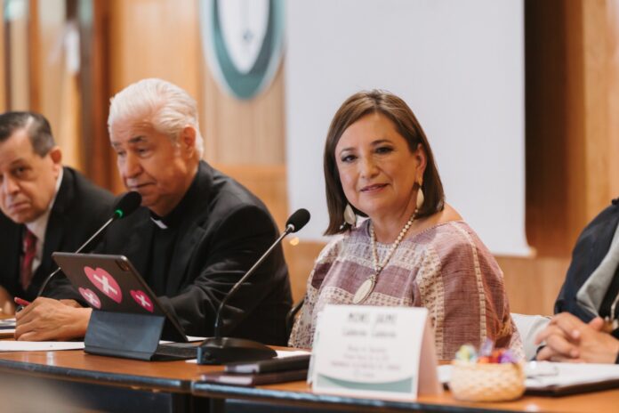 Xóchitl Gálvez se reúne con obispos de la Conferencia del Episcopado Mexicano