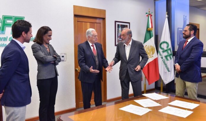 CFE y Carlos Slim firman alianza para construir gasoducto en el norte de México