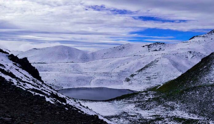 Cierran el Nevado de Toluca hasta nuevo aviso, por alta probabilidad de nevada