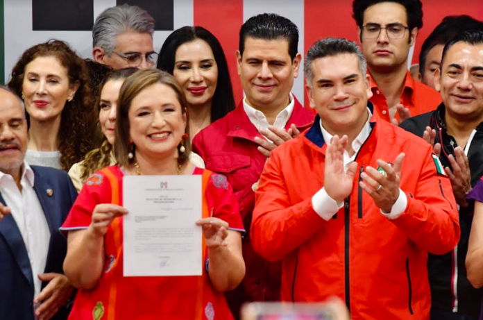 Xóchitl Gálvez recibe constancia como candidata a la presidencia del PRI El Tecolote Diario