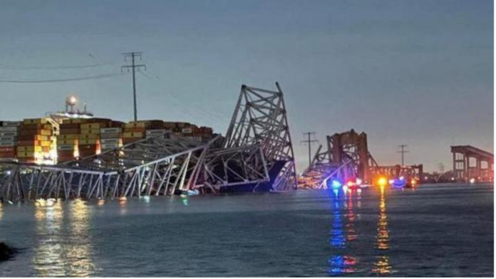 Barco colapsa puente en Baltimore El Tecolote Diario