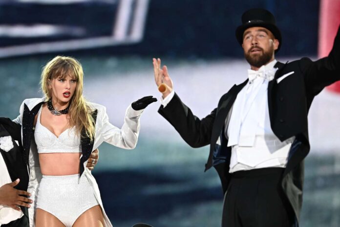 Kelce en concierto de Taylor Swift